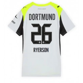 Dámské fotbalový oblečení Borussia Dortmund Julian Ryerson #26 Venkovní košile 2025-26 Krátkým Rukávem